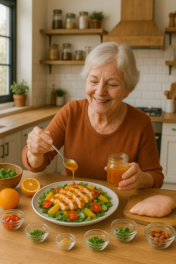 Orange-Glazed Chicken Salad