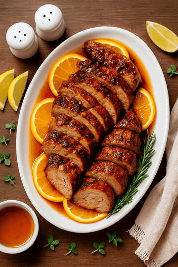 Thyme Honey Glazed Pork Tenderloin Recipe