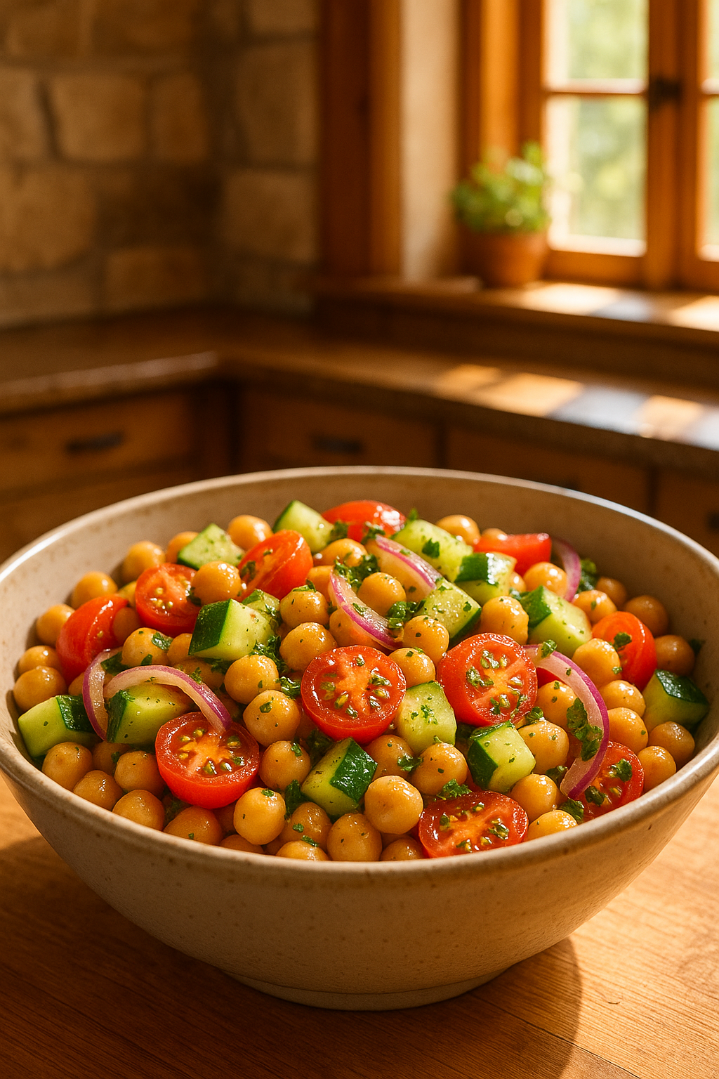 Mediterranean Chickpea Salad