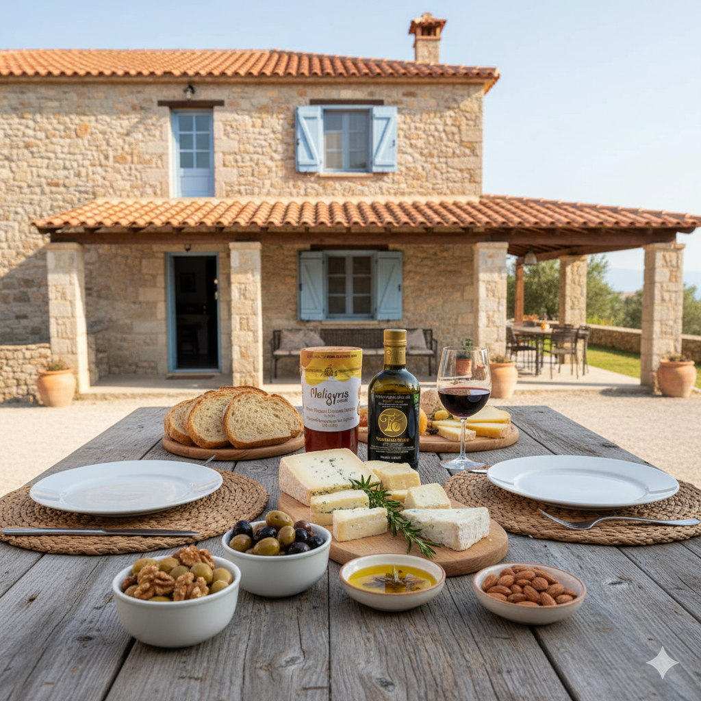 Combo - Estate Extra Virgin Olive Oil + PDO Thyme Honey