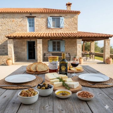 Combo - Estate Extra Virgin Olive Oil + PDO Thyme Honey