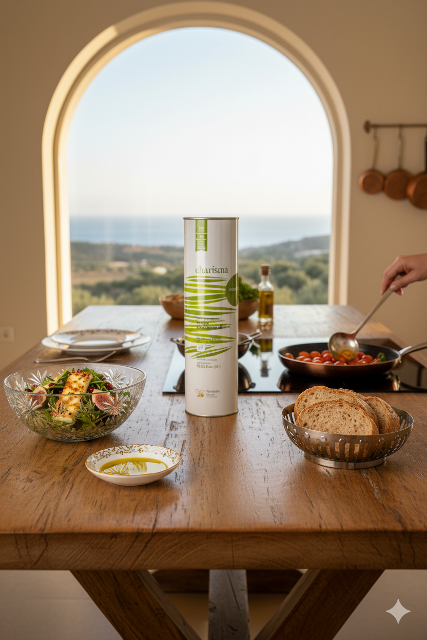 Charisma Extra Virgin Olive Oil (white)
